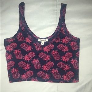 Pinapple crop top
